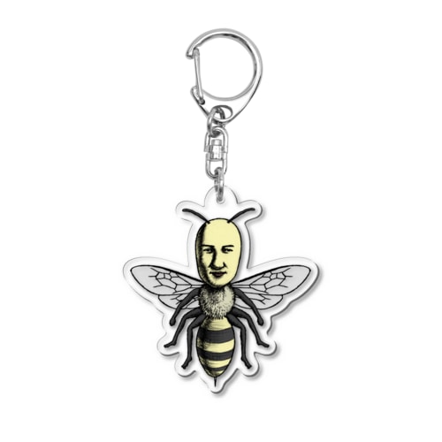 蜂（森の安藤） Acrylic Key Chain