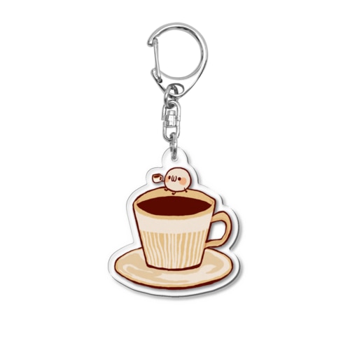 焼きものコーヒー Acrylic Key Chain