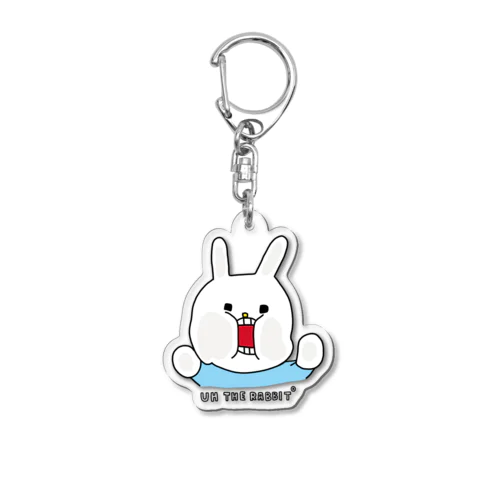 むぎゅーっとしたウー Acrylic Key Chain