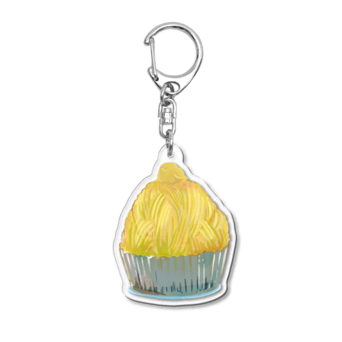 ひよこオンザもんぶらん Acrylic Key Chain