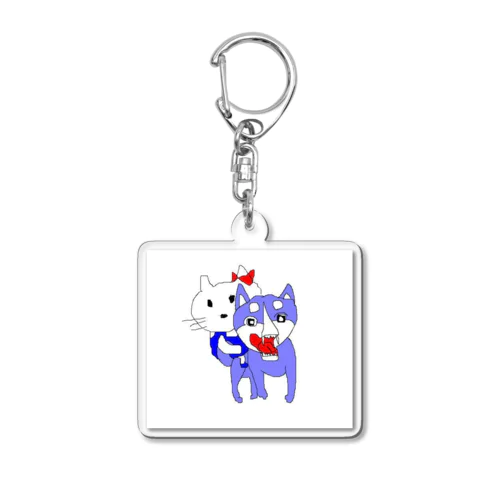 銀とキチィ Acrylic Key Chain