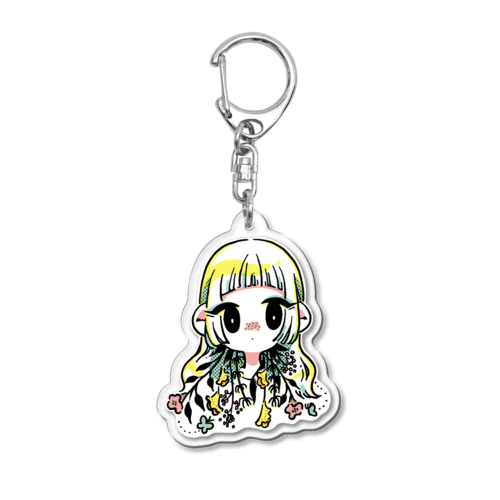 インナーフラワー Acrylic Key Chain