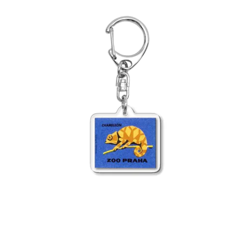 チェコ・プラハ動物園　カメレオン Acrylic Key Chain