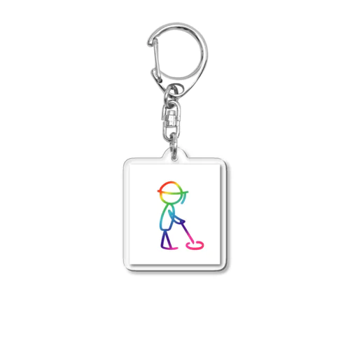 地雷をなくす jokyoin 彩くん Acrylic Key Chain