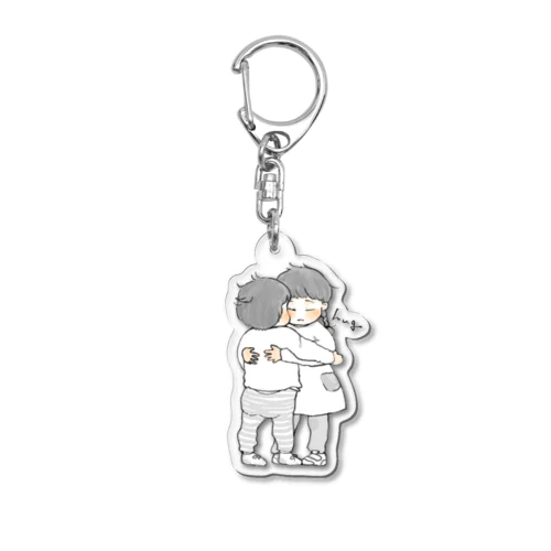 hug Acrylic Key Chain