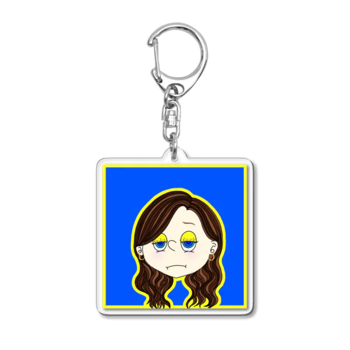 Tuesday mood/火曜日の女の子 Acrylic Key Chain