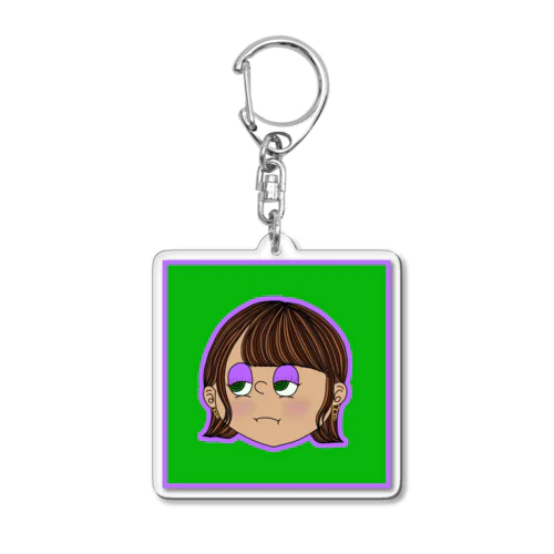 Wednesday mood/水曜日の女の子 Acrylic Key Chain