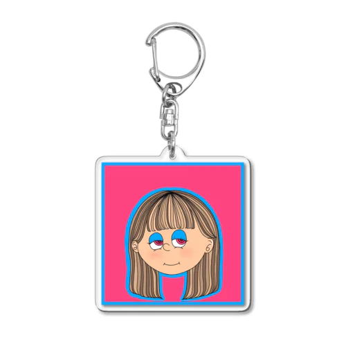 Thursday mood/木曜日の女の子 Acrylic Key Chain