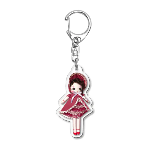 文化人形 レディルウ アクリルキーホルダー Acrylic Key Chain