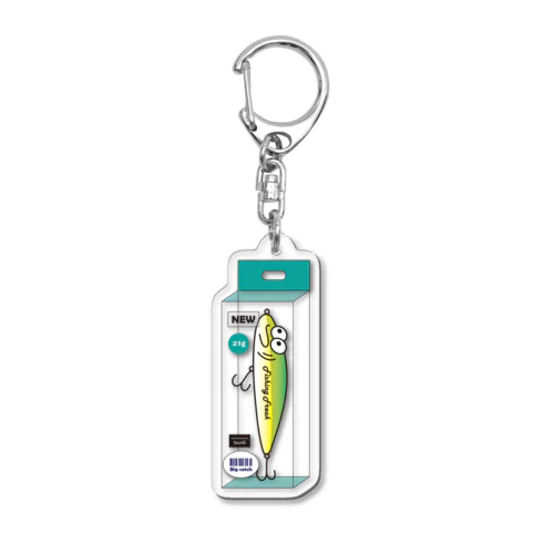 tsuriii シンペン21g_緑金 Acrylic Key Chain