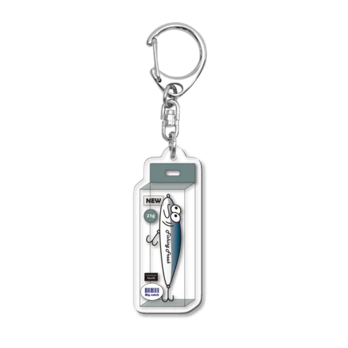 tsuriii シンペン21g_イワシ Acrylic Key Chain