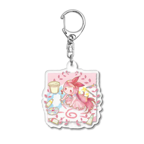 妖精さん(paint) Acrylic Key Chain