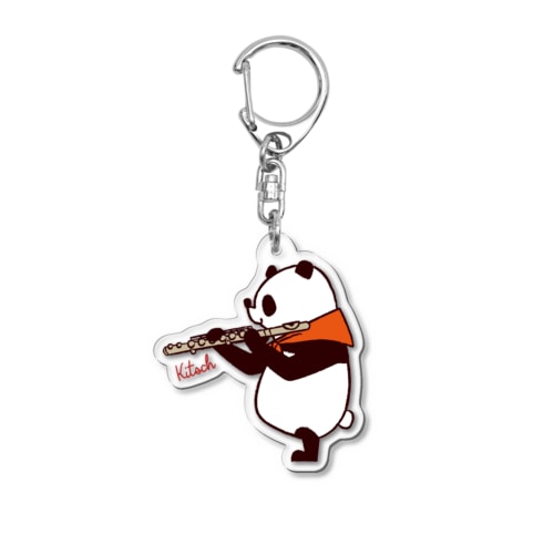 フルート Acrylic Key Chain