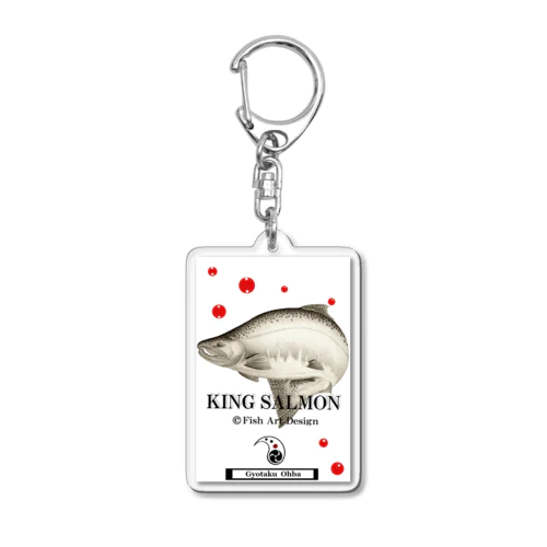 キングサーモン（KING SALMON）あらゆる生命たちへ感謝をささげます。 Acrylic Key Chain