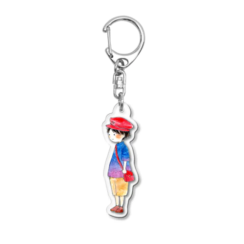 てがみちゃん Acrylic Key Chain