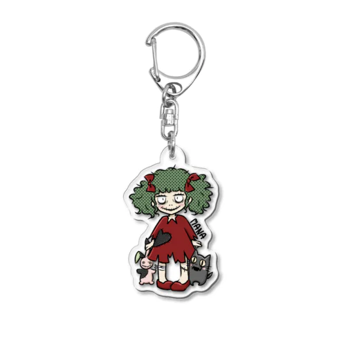 ゾンビのマナちゃん🎵 Acrylic Key Chain