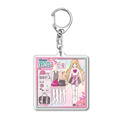 Heisei GAL KEYCHAIN Acrylic Key Chain