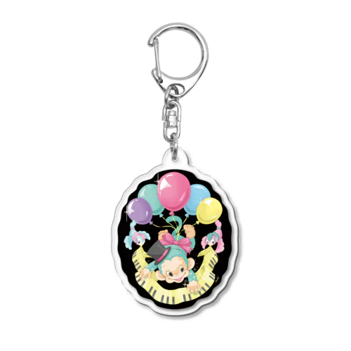 おさるキーホルダー Acrylic Key Chain