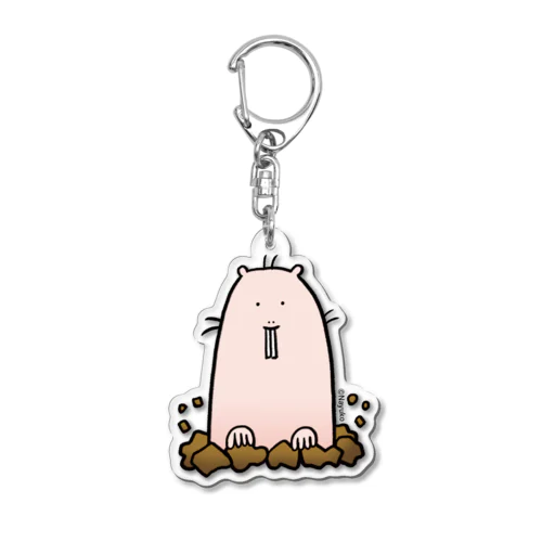 ハダカデバネズミ Acrylic Key Chain