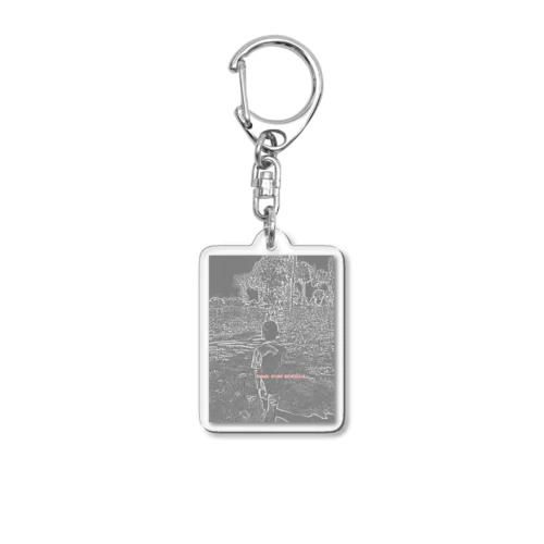 地雷原を小学校に2 Acrylic Key Chain