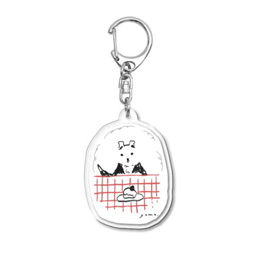 cake Acrylic Key Chain