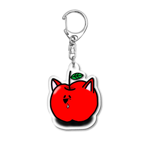 パイナップルという犬　りんご Acrylic Key Chain