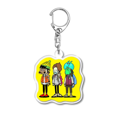 仲良し旅 Acrylic Key Chain