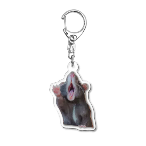 おこげのあくび Acrylic Key Chain