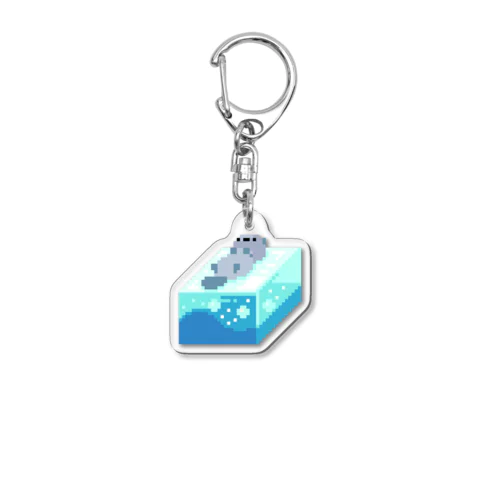 ドット絵ラッコ羊羹 Acrylic Key Chain