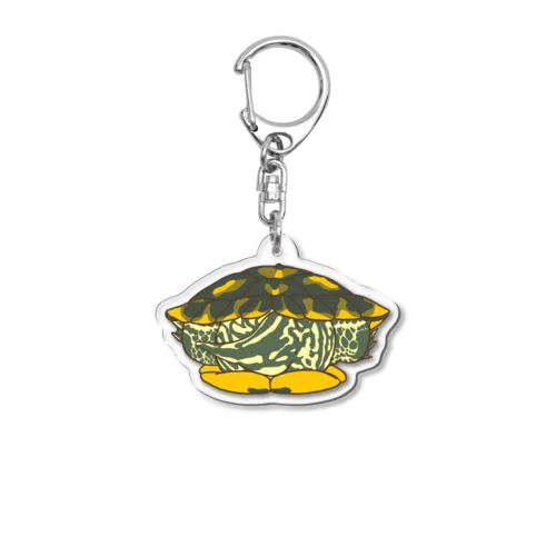 イヤイヤおちりカメ Acrylic Key Chain