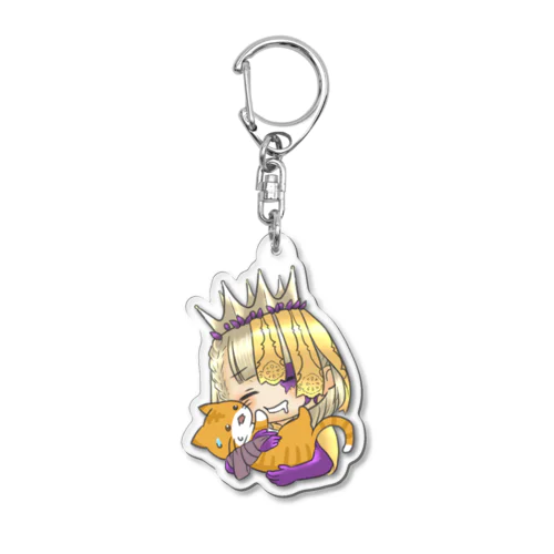 いばら姫と茶トラ Acrylic Key Chain