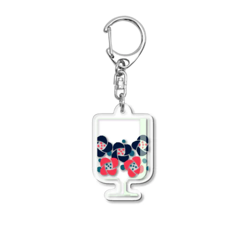 レトログラスb Acrylic Key Chain