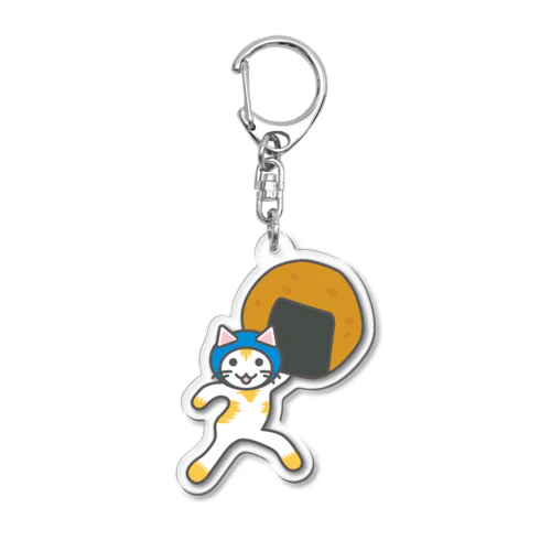 せんべいねこ Acrylic Key Chain