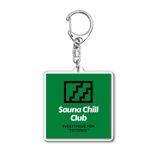 SAUNA CHILL CLUB キーホルダー Acrylic Key Chain
