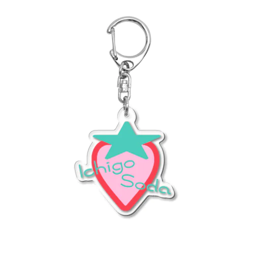 ichigo soda Acrylic Key Chain