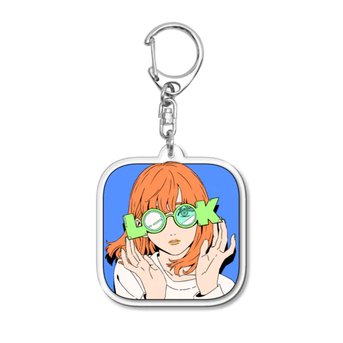 LOOK ( Type A ) Acrylic Key Chain