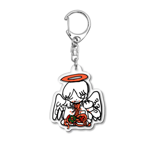 awesome spaghetti （色つき） Acrylic Key Chain