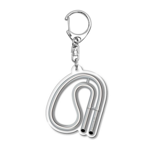 ホルンの3番管（シルバー） Acrylic Key Chain