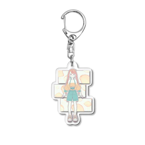 Lemon Acrylic Key Chain