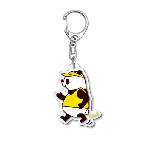 ランニングパンダ Acrylic Key Chain