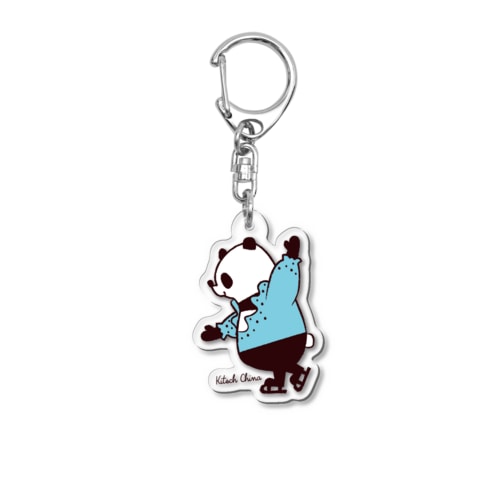 スポーツパンダ　フィギュアスケート Acrylic Key Chain