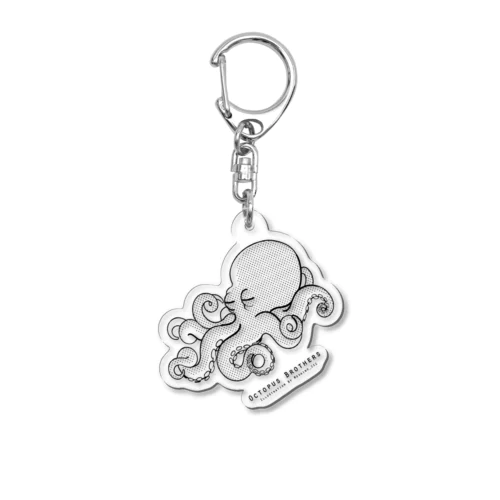 Octopus Brothers【モノクロ】 Acrylic Key Chain