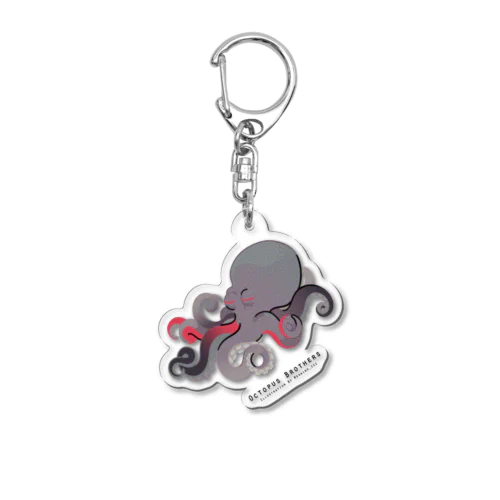 Octopus Brothers【パープル】 Acrylic Key Chain