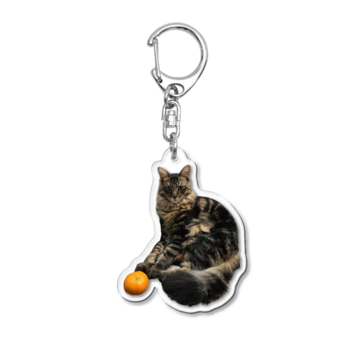 熊野家の猫 &みかん Acrylic Key Chain