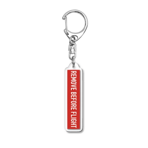 Remove Before Flight Keyring – Questacon