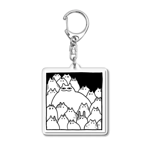 ねこねこねこ Acrylic Key Chain