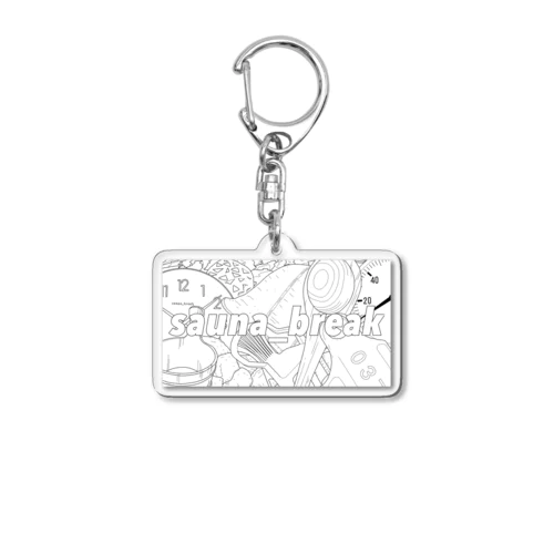 items_b&w Acrylic Key Chain