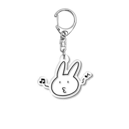 陽気なウサギ Acrylic Key Chain