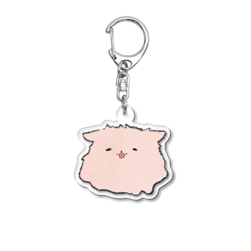 溶けイッヌ（ぴんく） Acrylic Key Chain