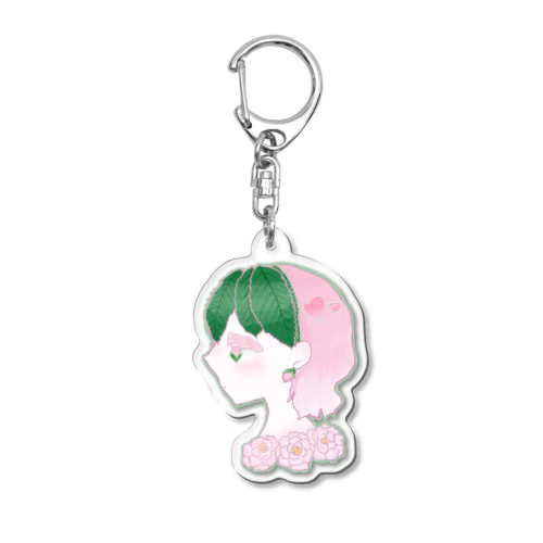 薔薇がぁる、ドレスデンドール Acrylic Key Chain